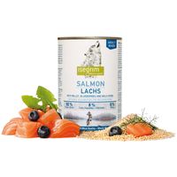 isegrim RIVER Zalm met gierst, blauwe bosbessen & wilde kruiden, 400 g, Aantal: 12 x 400 g - thumbnail