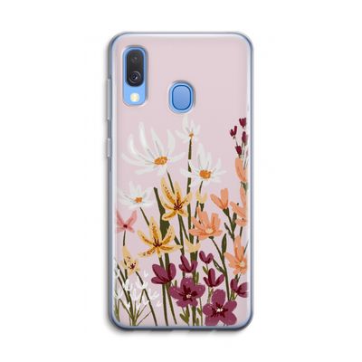 Painted wildflowers: Samsung Galaxy A40 Transparant Hoesje