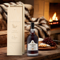 Port in gegraveerde kist - Graham&apos;s 10 Years