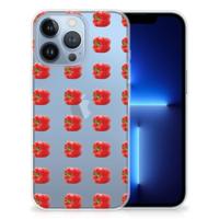 Apple iPhone 13 Pro | Siliconen Case | Paprika Red