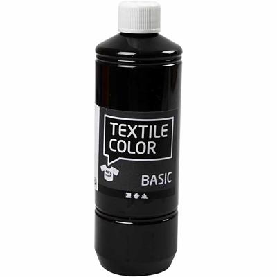 Creativ Company Textielverf - zwart, 500ml