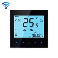 LCD Display airconditioning 2-Pipe programmeerbare kamerthermostaat voor Fan Coil Unit ondersteunt Wifi(Black)