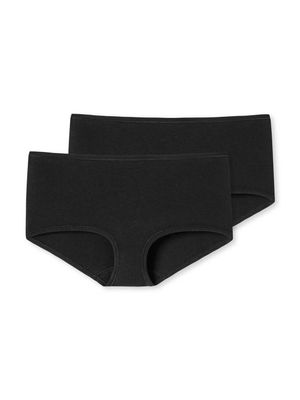 Schiesser - 2p Short - 95-5 - zwart, Maat:42