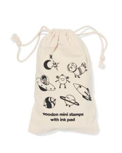 HEMA Houten Stempels Met Stempelkussen Ruimte 8-delig