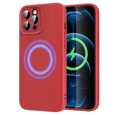 iPhone 12 Pro Max Cloud Soft Case (HaloLock) - Red