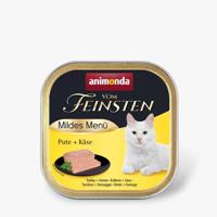 ANIMONDA Vom Feinsten Adult Mildes Menu Turkey with cheese - nat kattenvoer - 100g