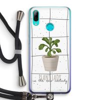 Kamerplant op vensterruit: Huawei P Smart (2019) Transparant Hoesje met koord