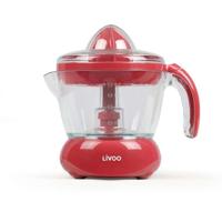 Elektrische citruspers - LIVOO - DOD131RC - 25 W - 1 grote en 1 kleine perskegel - 700 ml - Rood