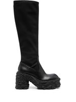 Premiata bottines en cuir 90 mm - Noir