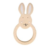 Trixie Baby rubber bijtring rond Mrs. Rabbit Maat - thumbnail