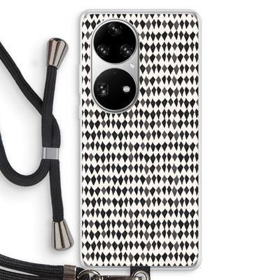 Crazy shapes: Huawei P50 Pro Transparant Hoesje met koord