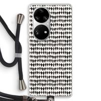 Crazy shapes: Huawei P50 Pro Transparant Hoesje met koord