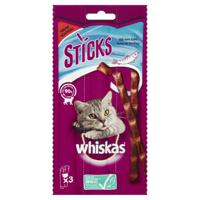 Kattenvoer Sticks Zalm 3-pack 18 g - Whiskas