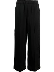 Jil Sander pantalon ample à taille élastiquée - Noir