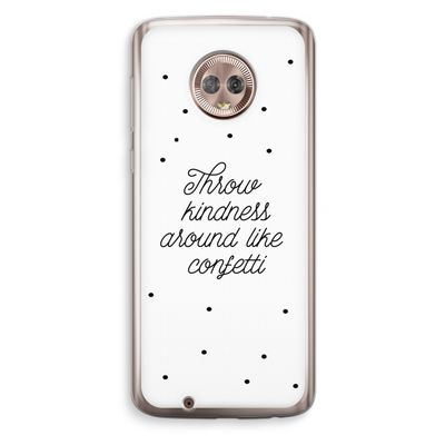 Confetti: Motorola Moto G6 Transparant Hoesje