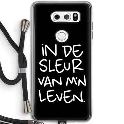 De Sleur: LG V30 Transparant Hoesje met koord