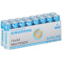 16x Grundig AA batterijen alkaline 1.5 V   -