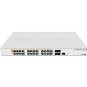 Mikrotik CRS328-24P-4S+RM netwerk-switch Managed L2/L3 Gigabit Ethernet (10/100/1000) Power over Ethernet (PoE) 1U Wit