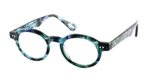 Leesbril Frank and Lucie Eyeball FL13300 Treetop Blue +3.00