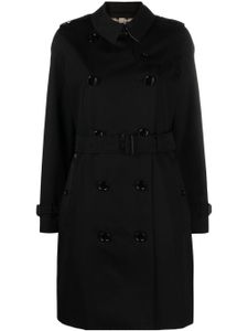 Burberry manteau à boutonnière croisée - Noir