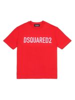 DSQUARED2 KIDS t-shirt en coton à logo imprimé - Rouge