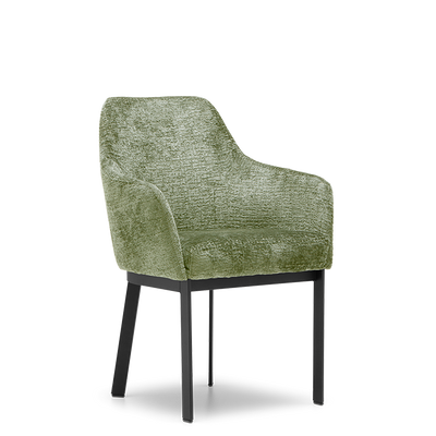 Eetkamerstoel D-101 Lichtgroen Stof