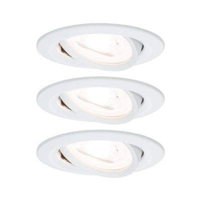 Paulmann 93467 Inbouwlamp Set van 3 stuks LED GU10 19.5 W Wit (mat)