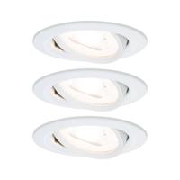 Paulmann 93467 Inbouwlamp Set van 3 stuks LED GU10 19.5 W Wit (mat)