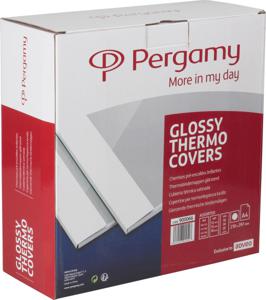 Pergamy thermische omslagen, ft A4, karton, rug van 12-15-18 mm, pak van 100 stuks, wit