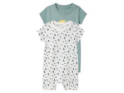 lupilu 2 baby pyjama&apos;s (Groen, 50/56)
