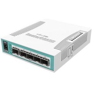 Mikrotik CRS106-1C-5S netwerk-switch Gigabit Ethernet (10/100/1000) Wit Power over Ethernet (PoE)