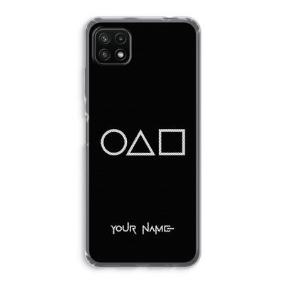 Squid Game: Samsung Galaxy A22 5G Transparant Hoesje