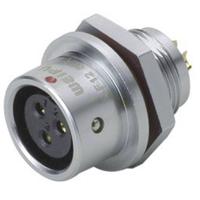 Weipu SF1212/S6 Ronde connector Koppeling, recht Totaal aantal polen: 6 Serie (ronde connectoren): SF12 1 stuk(s)