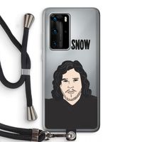 Let It Snow: Huawei P40 Pro Transparant Hoesje met koord