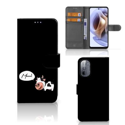 Motorola Moto G31 | G41 Leuk Hoesje Cow Motorola Moto G31 | G41 Leuk Hoesje Cow
