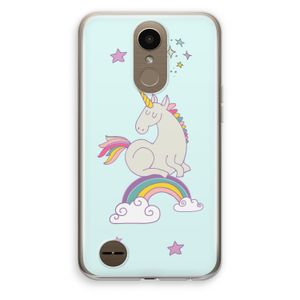 Regenboog eenhoorn: LG K10 (2017) Transparant Hoesje