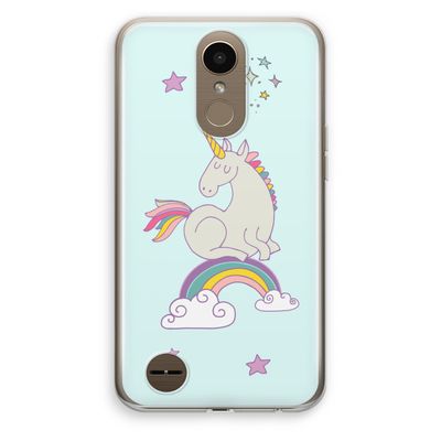 Regenboog eenhoorn: LG K10 (2017) Transparant Hoesje