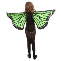 Vlinder vleugels - groen - voor kinderen - Carnavalskleding/accessoires - thumbnail