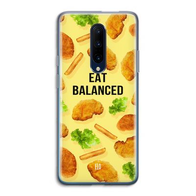 Eat Balanced: OnePlus 7 Pro Transparant Hoesje