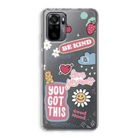 Positivity: Xiaomi Redmi Note 10 Pro Transparant Hoesje