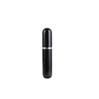 Luxe Mini Parfum Flesje - Navulbaar - 5 ml - Reisflesje - Parfumverstuiver - Glanzend Zwart - thumbnail