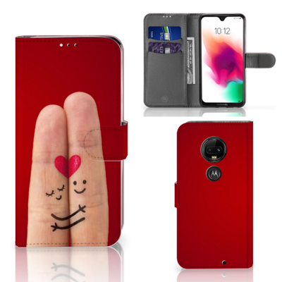 Motorola Moto G7 | G7 Plus | Wallet Case | met Pasjes | Liefde - Origineel Romantisch Cadeau