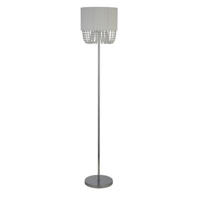 Searchlight VloerlampBellano chroom met wit - EU62618CC