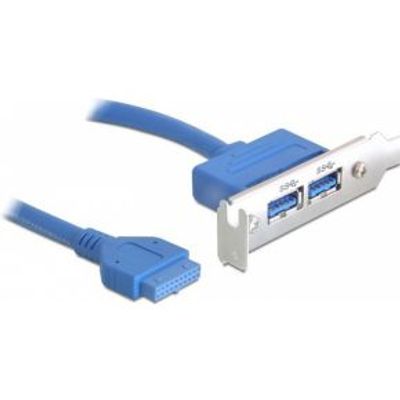 DeLOCK 82976 USB 3.0 19-pin - 2 x USB 3.0-A