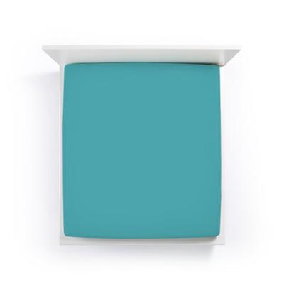 Bella Donna Bella Donna Hoeslaken Jersey Eenpersoons ijsblauw-0302 70/190-80/220