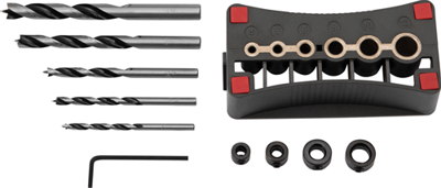 Werkzeyt houtborenset 11-dlg met boorhulp - zyt23420