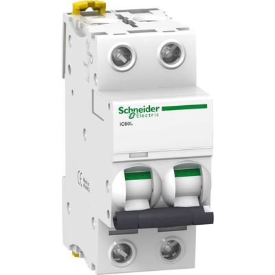Schneider Electric A9F95202 A9F95202 Zekeringautomaat 2 A 400 V Schneider Electric A9F95202 A9F95202 Zekeringautomaat 2 A 400 V