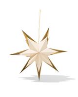 HEMA Led papieren ster 22.5x58x58cm crème