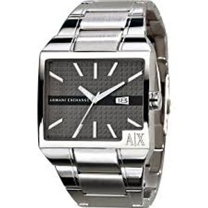 Horlogeband Armani Exchange AX2003 Staal Staal 17mm