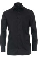 Casa Moda Comfort Fit Overhemd ML7 (72CM+) zwart - thumbnail